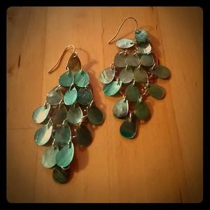 4/$20 Blue shimmy earrings